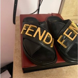 FENDI Graphy Sandals